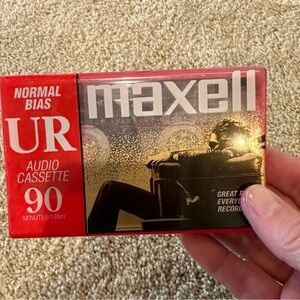 Maxell UR Audio Cassette 90 Minutes Sealed